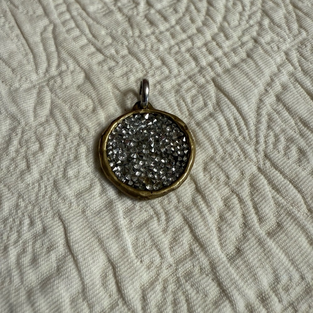 Waxing Poetic Krystal Halo pendant